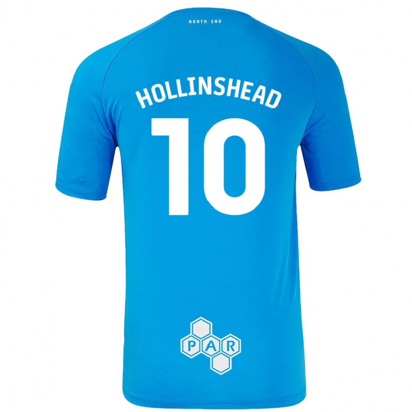 Danxen Herren Emily Hollinshead #10 Himmelblau Auswärtstrikot Trikot 2024/25 T-Shirt