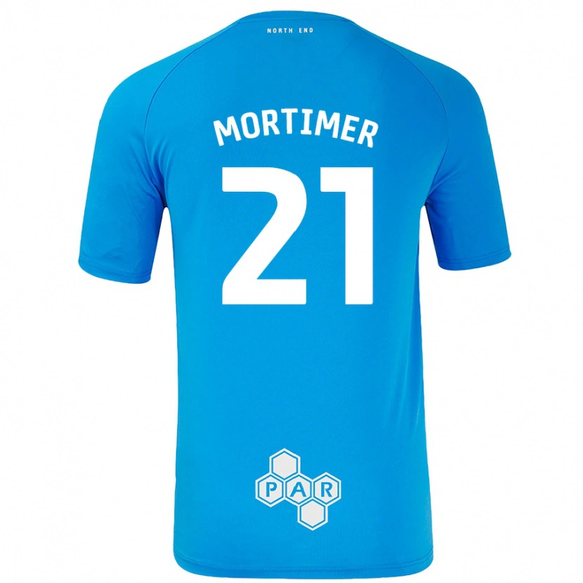 Danxen Herren Jodie Mortimer #21 Himmelblau Auswärtstrikot Trikot 2024/25 T-Shirt