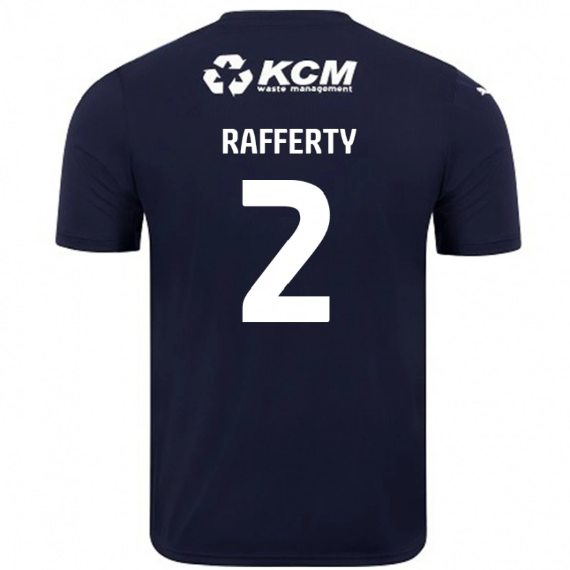 Danxen Herren Joe Rafferty #2 Marineblau Auswärtstrikot Trikot 2024/25 T-Shirt