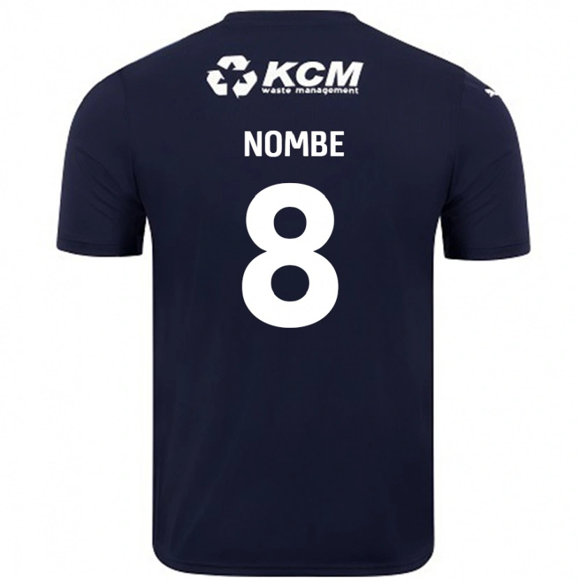 Danxen Herren Sam Nombe #8 Marineblau Auswärtstrikot Trikot 2024/25 T-Shirt
