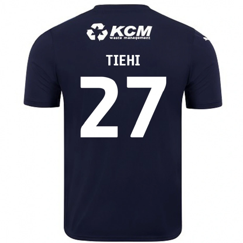 Danxen Herren Christ Tiehi #27 Marineblau Auswärtstrikot Trikot 2024/25 T-Shirt