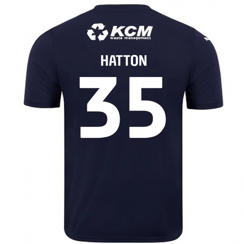 Danxen Herren Ben Hatton #35 Marineblau Auswärtstrikot Trikot 2024/25 T-Shirt