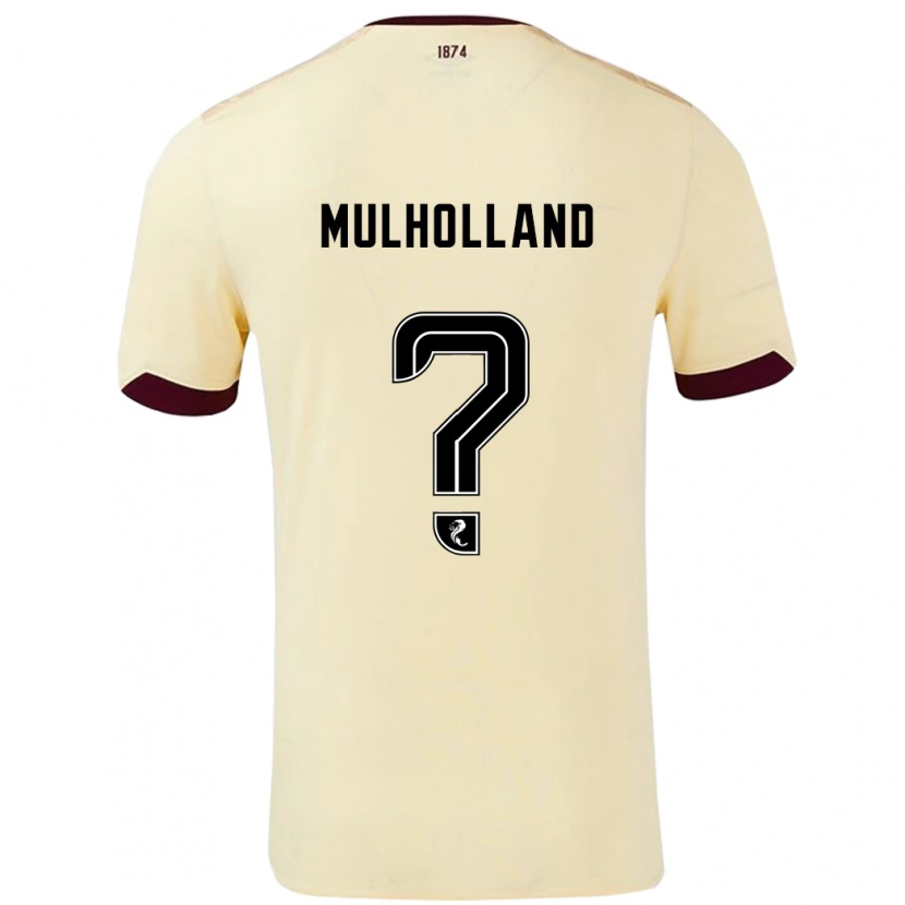 Danxen Herren James Mulholland #0 Creme Burgunderrot Auswärtstrikot Trikot 2024/25 T-Shirt