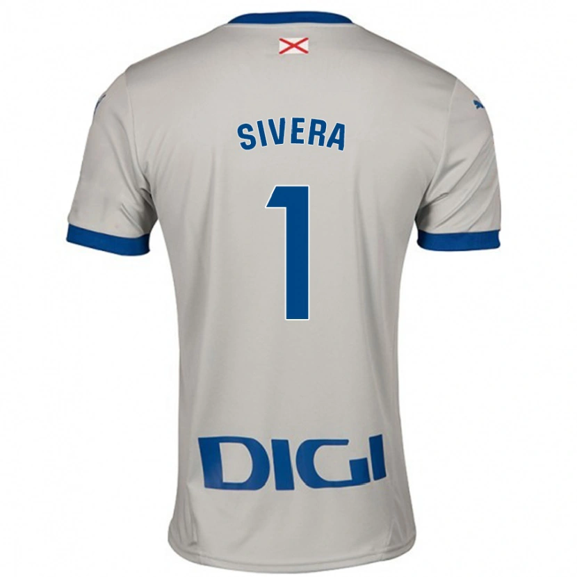 Danxen Herren Antonio Sivera #1 Hellgrau Auswärtstrikot Trikot 2024/25 T-Shirt