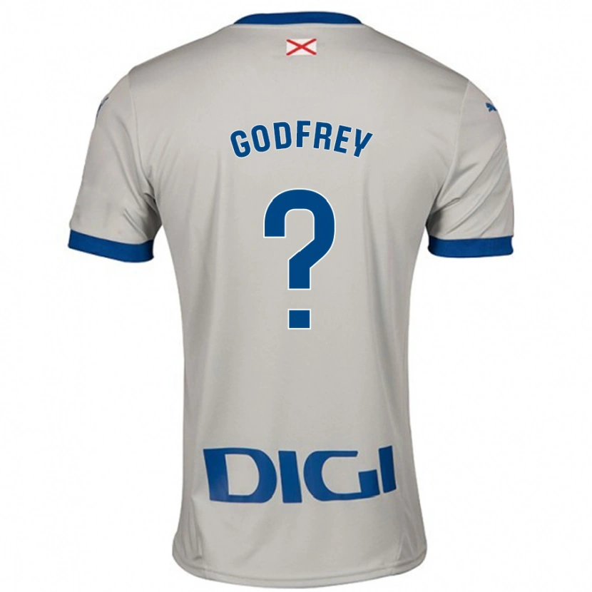 Danxen Herren Andrés Godfrey #0 Hellgrau Auswärtstrikot Trikot 2024/25 T-Shirt