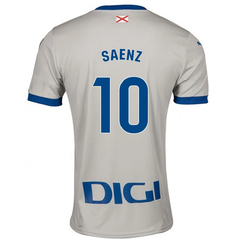 Danxen Herren Iñaki Saenz #10 Hellgrau Auswärtstrikot Trikot 2024/25 T-Shirt