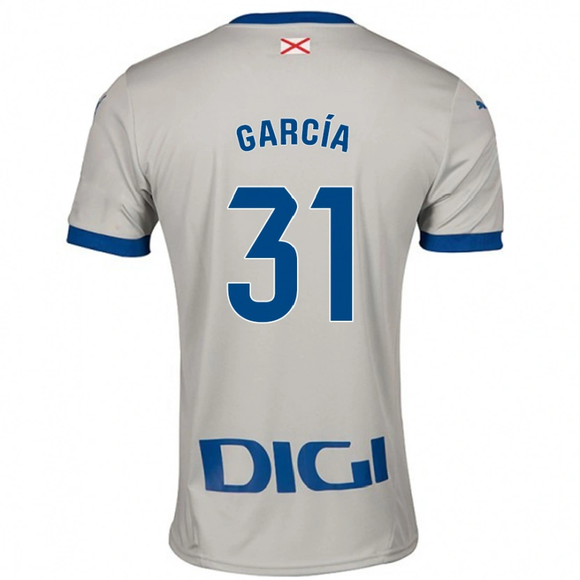 Danxen Herren Gaizka García #31 Hellgrau Auswärtstrikot Trikot 2024/25 T-Shirt