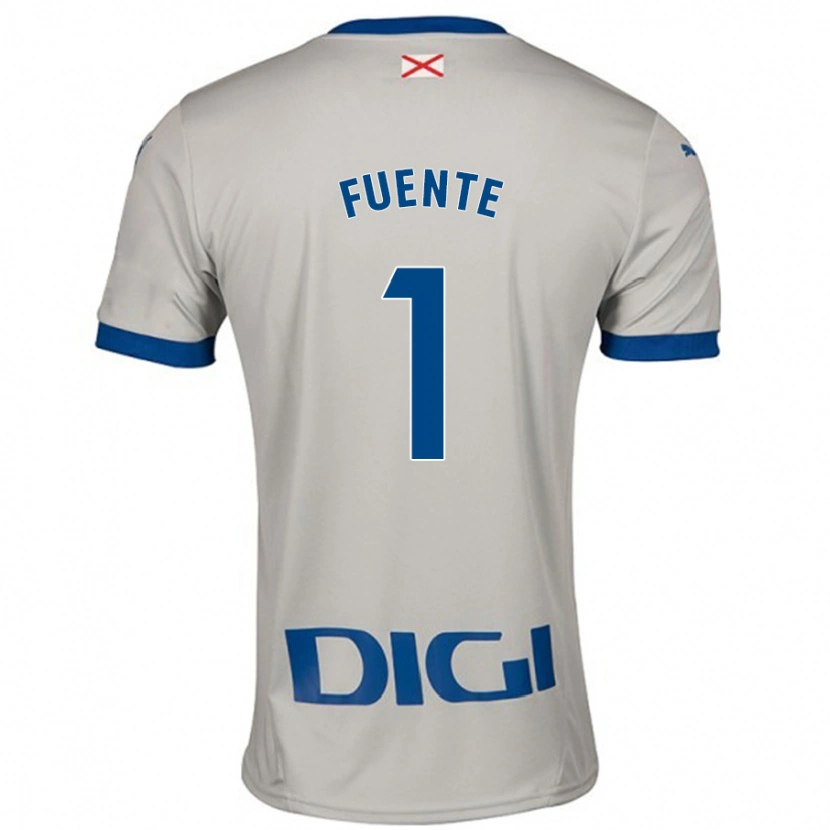 Danxen Herren Sofía Fuente #1 Hellgrau Auswärtstrikot Trikot 2024/25 T-Shirt