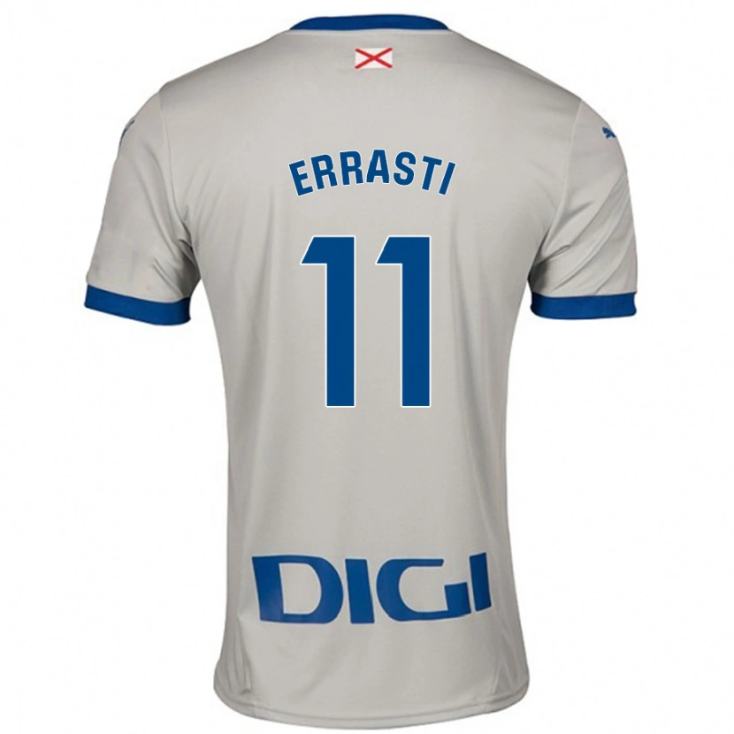 Danxen Herren Elene Errasti #11 Hellgrau Auswärtstrikot Trikot 2024/25 T-Shirt