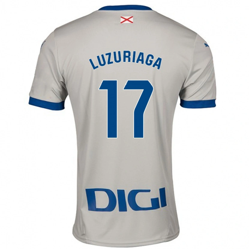 Danxen Herren Judith Luzuriaga #17 Hellgrau Auswärtstrikot Trikot 2024/25 T-Shirt
