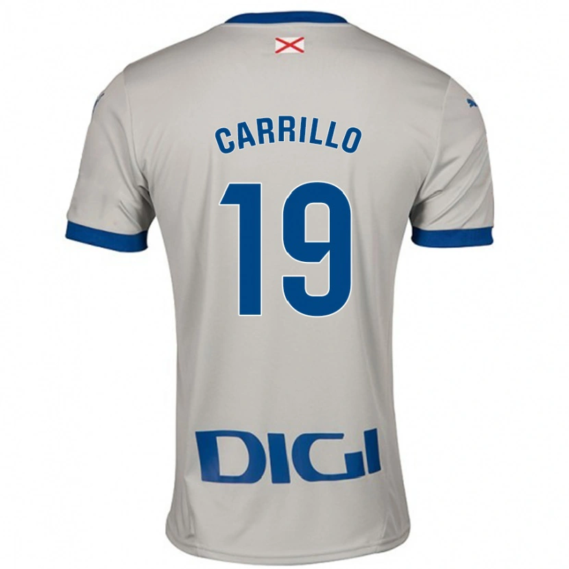 Danxen Herren Sara Carrillo #19 Hellgrau Auswärtstrikot Trikot 2024/25 T-Shirt