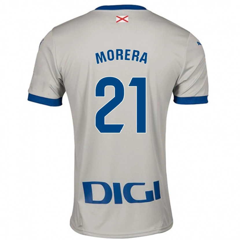 Danxen Herren Carla Morera #21 Hellgrau Auswärtstrikot Trikot 2024/25 T-Shirt
