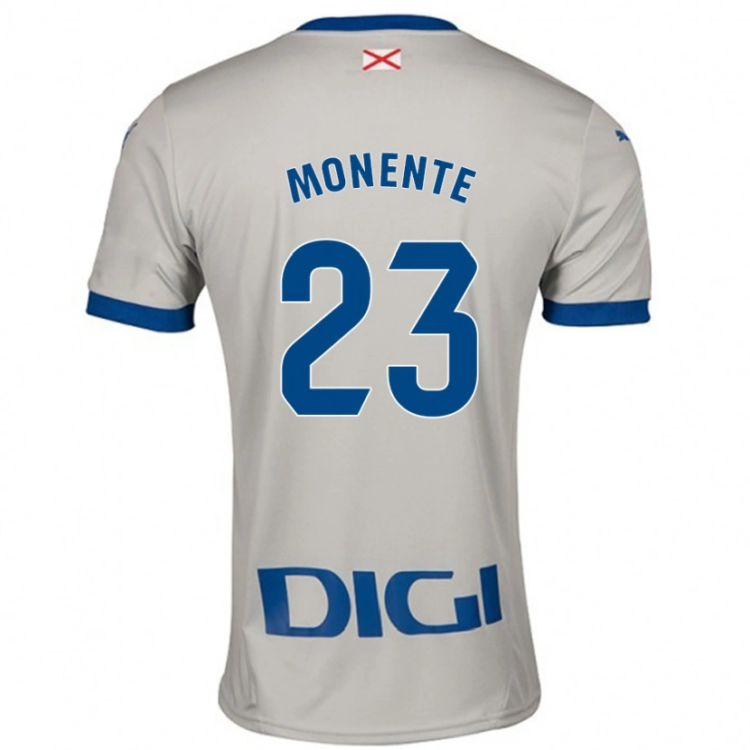Danxen Herren Leyre Monente #23 Hellgrau Auswärtstrikot Trikot 2024/25 T-Shirt
