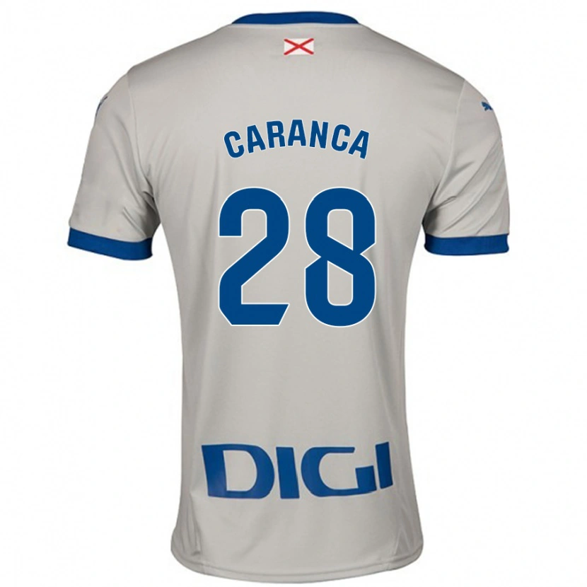 Danxen Herren Sara Caranca #28 Hellgrau Auswärtstrikot Trikot 2024/25 T-Shirt