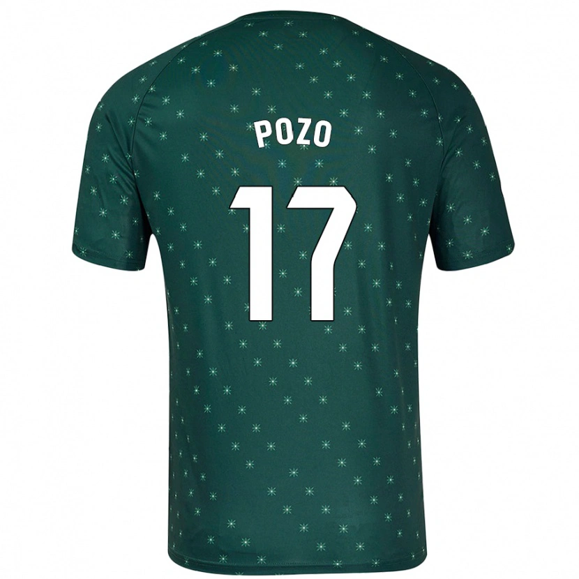 Danxen Herren Álex Pozo #17 Dunkelgrün Auswärtstrikot Trikot 2024/25 T-Shirt