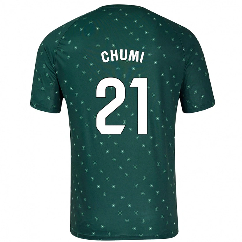 Danxen Herren Chumi #21 Dunkelgrün Auswärtstrikot Trikot 2024/25 T-Shirt
