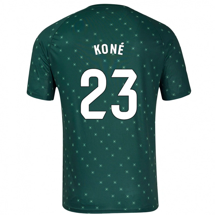 Danxen Herren Ibrahima Koné #23 Dunkelgrün Auswärtstrikot Trikot 2024/25 T-Shirt