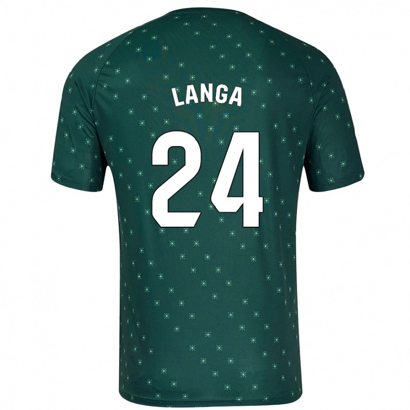 Danxen Herren Bruno Langa #24 Dunkelgrün Auswärtstrikot Trikot 2024/25 T-Shirt
