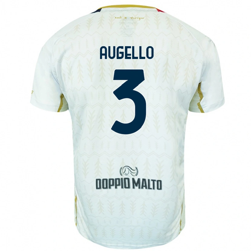 Danxen Herren Tommaso Augello #3 Weiß Auswärtstrikot Trikot 2024/25 T-Shirt