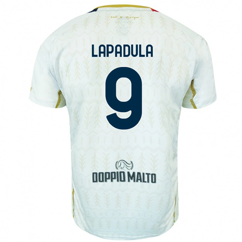 Danxen Herren Gianluca Lapadula #9 Weiß Auswärtstrikot Trikot 2024/25 T-Shirt
