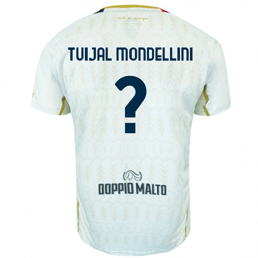 Danxen Herren Luca Tuijal Mondellini #0 Weiß Auswärtstrikot Trikot 2024/25 T-Shirt