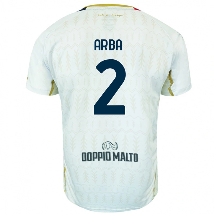 Danxen Herren Federico Arba #2 Weiß Auswärtstrikot Trikot 2024/25 T-Shirt
