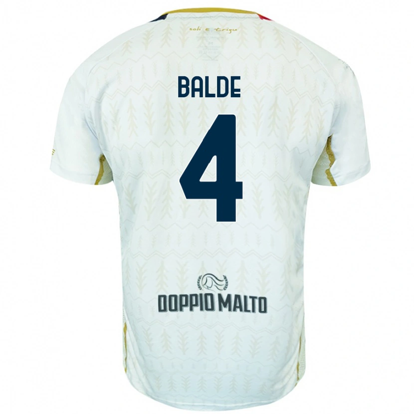 Danxen Herren Mamadou Balde #4 Weiß Auswärtstrikot Trikot 2024/25 T-Shirt