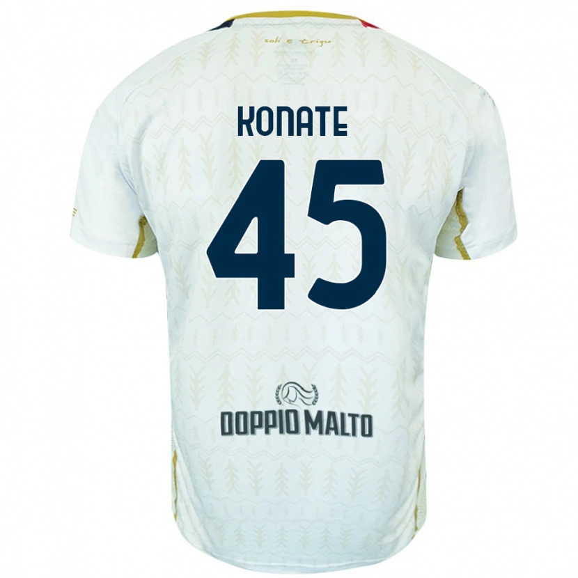 Danxen Herren Ismael Konate #45 Weiß Auswärtstrikot Trikot 2024/25 T-Shirt