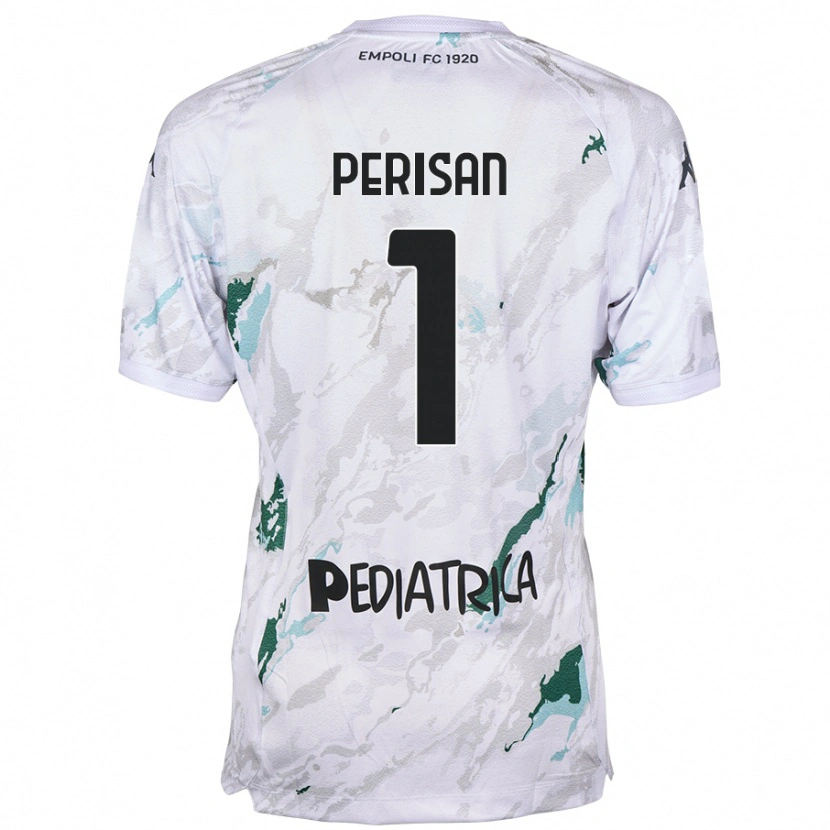 Danxen Herren Samuele Perisan #1 Grau Auswärtstrikot Trikot 2024/25 T-Shirt