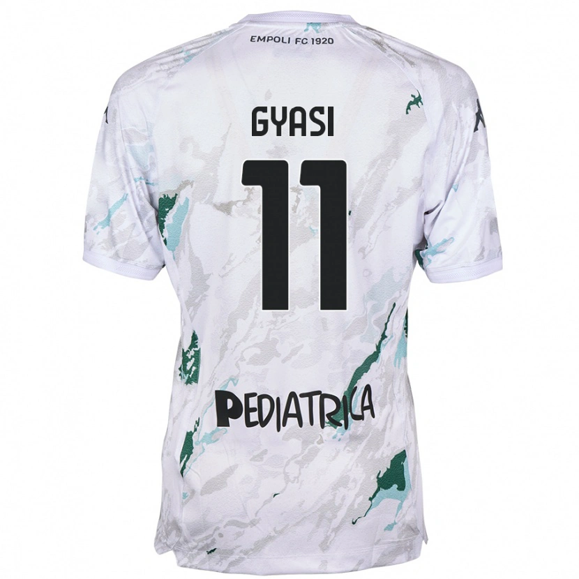 Danxen Herren Emmanuel Gyasi #11 Grau Auswärtstrikot Trikot 2024/25 T-Shirt