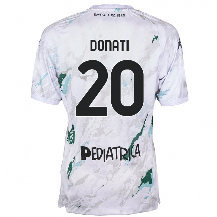 Danxen Herren Francesco Donati #20 Grau Auswärtstrikot Trikot 2024/25 T-Shirt