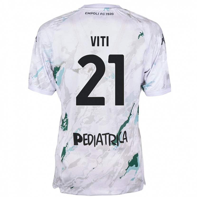 Danxen Herren Mattia Viti #21 Grau Auswärtstrikot Trikot 2024/25 T-Shirt