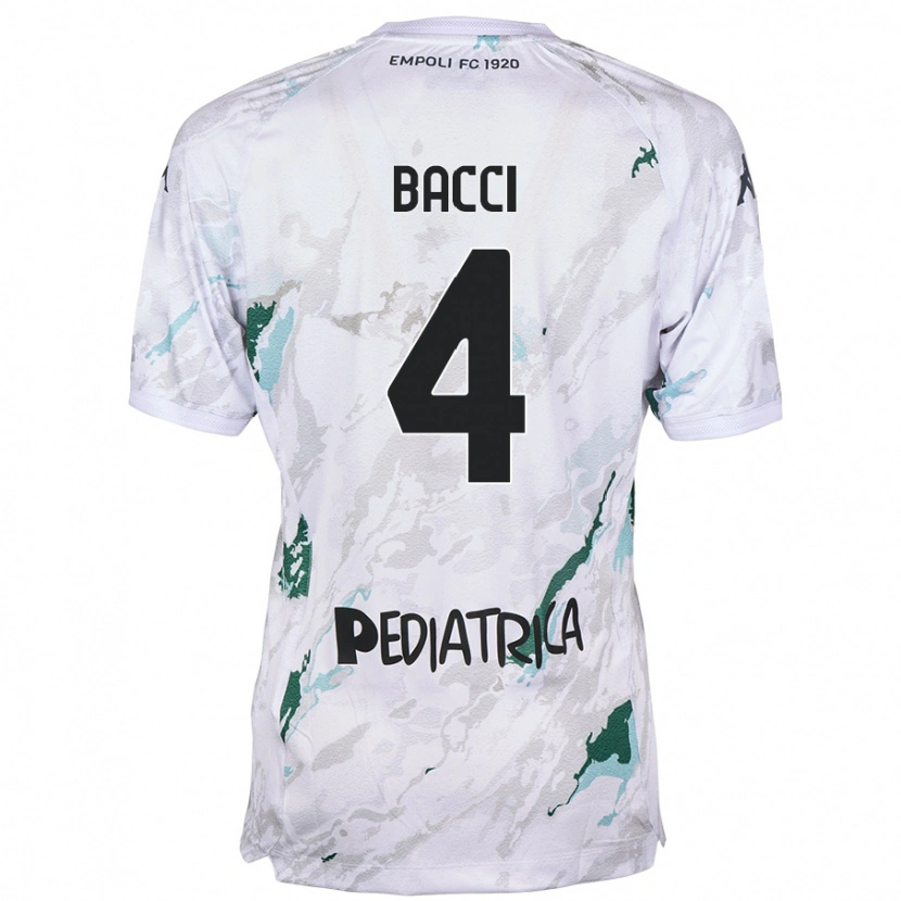 Danxen Herren Jacopo Bacci #4 Grau Auswärtstrikot Trikot 2024/25 T-Shirt