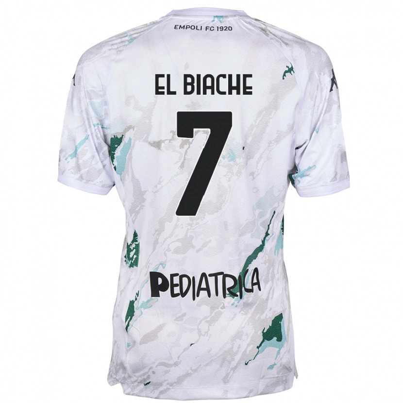 Danxen Herren Noah El Biache #7 Grau Auswärtstrikot Trikot 2024/25 T-Shirt