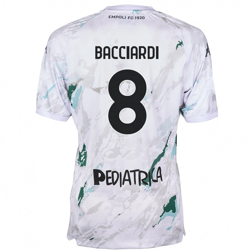 Danxen Herren Andrea Bacciardi #8 Grau Auswärtstrikot Trikot 2024/25 T-Shirt