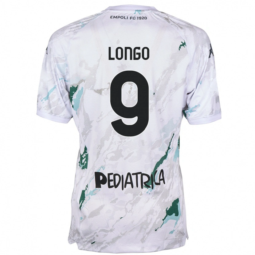 Danxen Herren Mattia Longo #9 Grau Auswärtstrikot Trikot 2024/25 T-Shirt