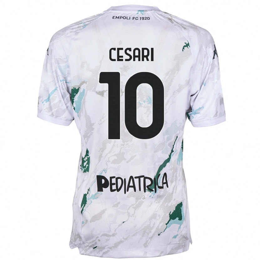 Danxen Herren Manuel Cesari #10 Grau Auswärtstrikot Trikot 2024/25 T-Shirt