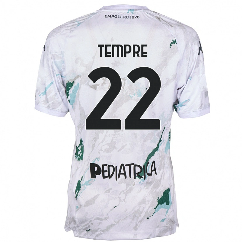 Danxen Herren Michele Tempre #22 Grau Auswärtstrikot Trikot 2024/25 T-Shirt