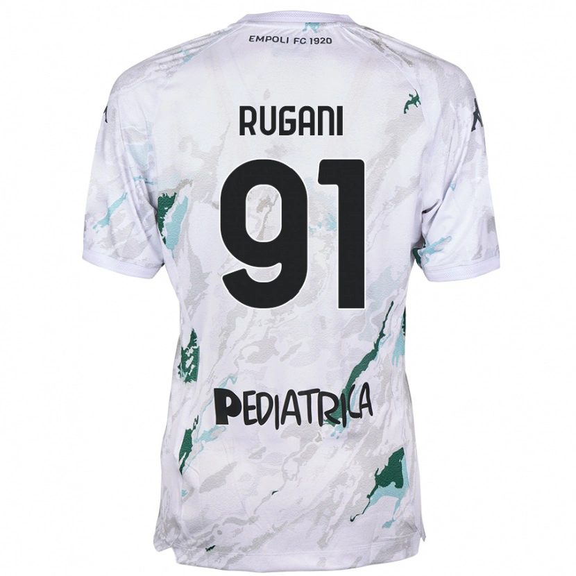 Danxen Herren Tommaso Rugani #91 Grau Auswärtstrikot Trikot 2024/25 T-Shirt