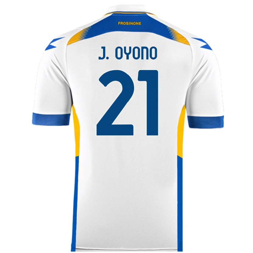 Danxen Herren Jérémy Oyono #21 Weiß Auswärtstrikot Trikot 2024/25 T-Shirt