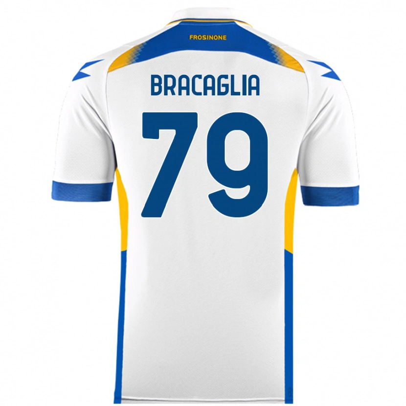 Danxen Herren Gabriele Bracaglia #79 Weiß Auswärtstrikot Trikot 2024/25 T-Shirt