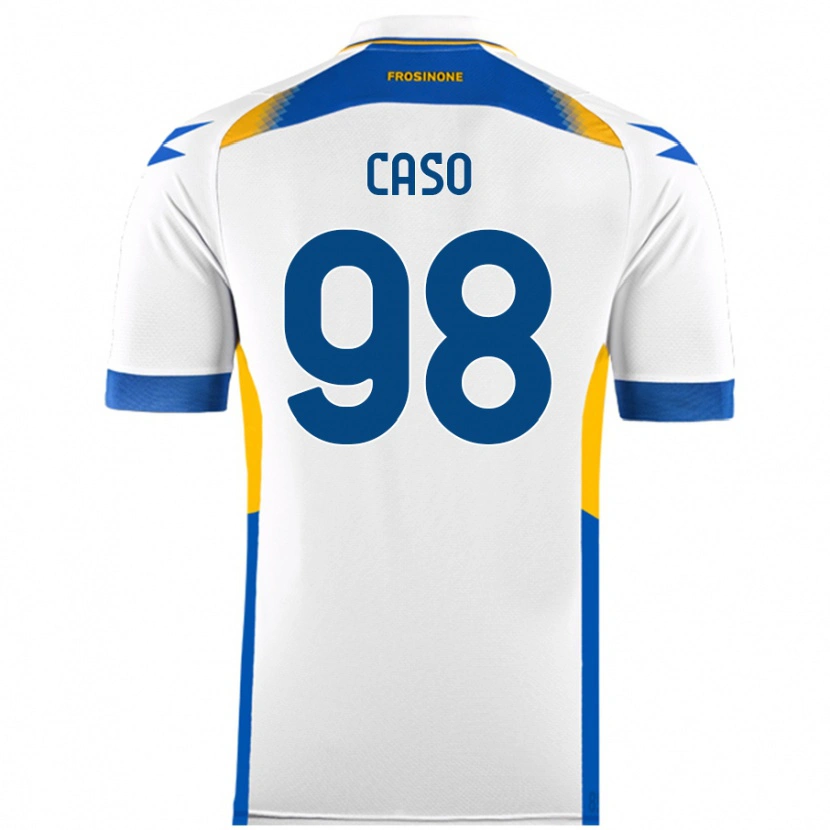 Danxen Herren Giuseppe Caso #98 Weiß Auswärtstrikot Trikot 2024/25 T-Shirt