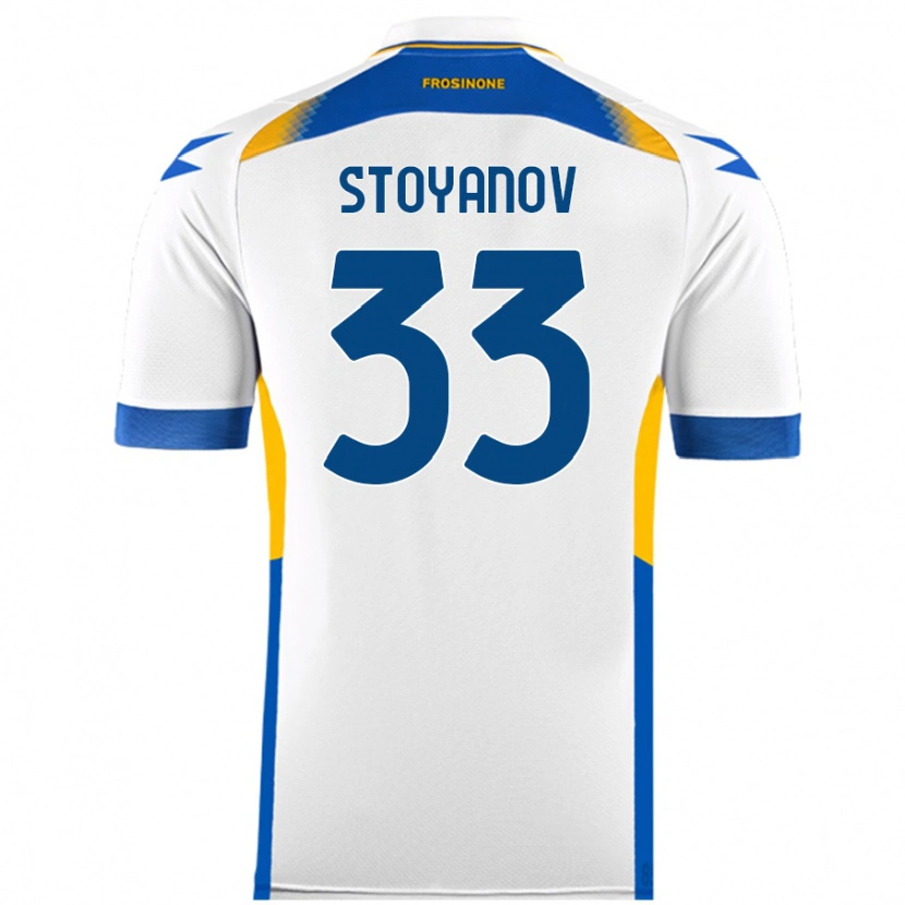 Danxen Herren Steliyan Stoyanov #33 Weiß Auswärtstrikot Trikot 2024/25 T-Shirt