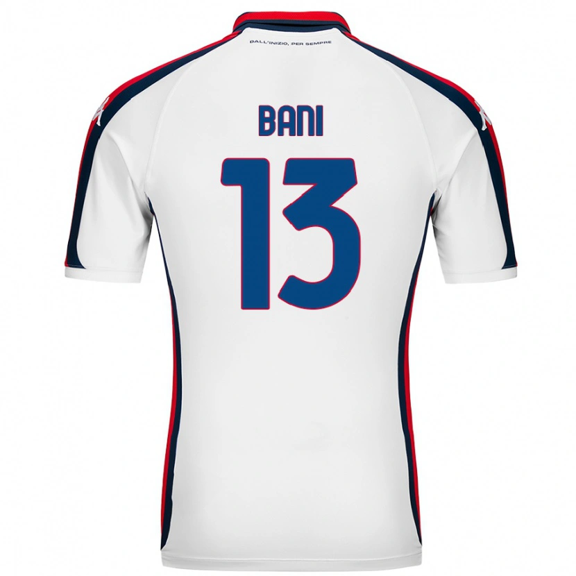 Danxen Herren Mattia Bani #13 Weiß Auswärtstrikot Trikot 2024/25 T-Shirt