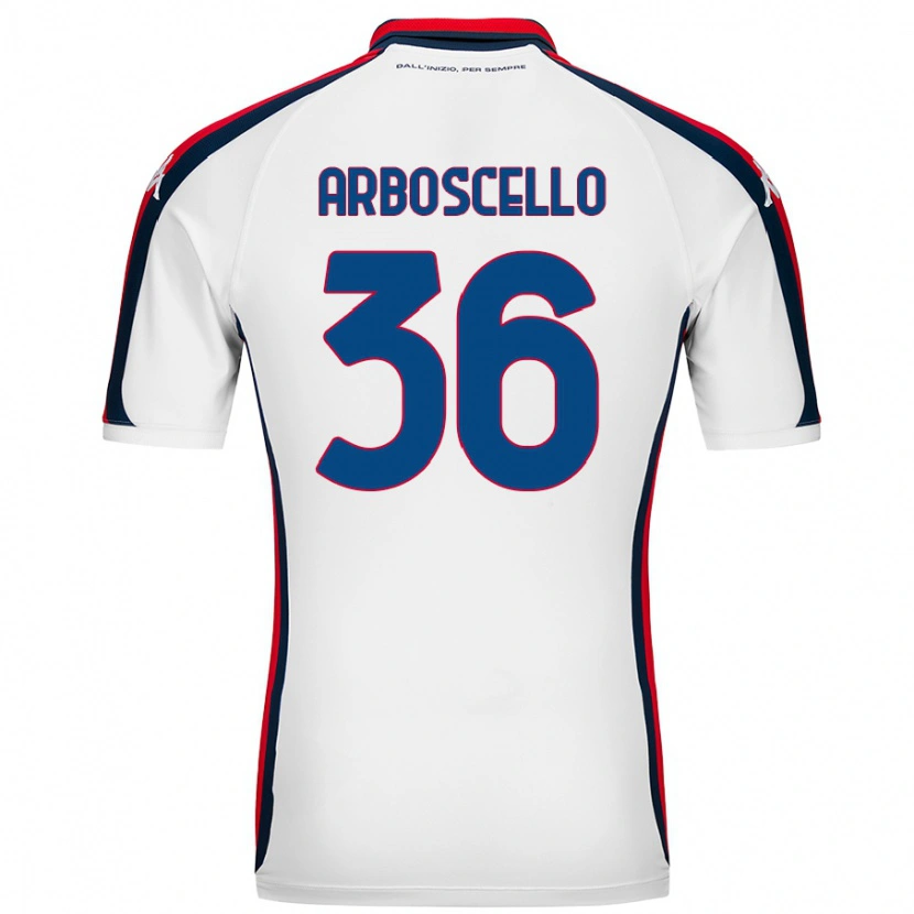 Danxen Herren Riccardo Arboscello #36 Weiß Auswärtstrikot Trikot 2024/25 T-Shirt