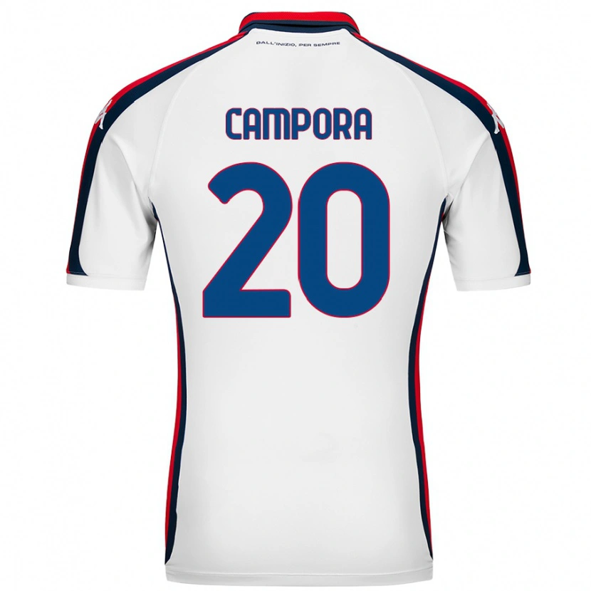 Danxen Herren Alice Campora #20 Weiß Auswärtstrikot Trikot 2024/25 T-Shirt