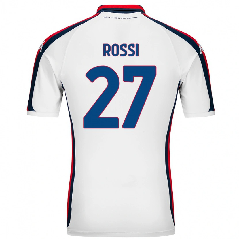 Danxen Herren Lucrezia Rossi #27 Weiß Auswärtstrikot Trikot 2024/25 T-Shirt