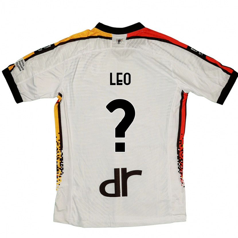 Danxen Herren Giulio Leo #0 Weiß Schwarz Auswärtstrikot Trikot 2024/25 T-Shirt