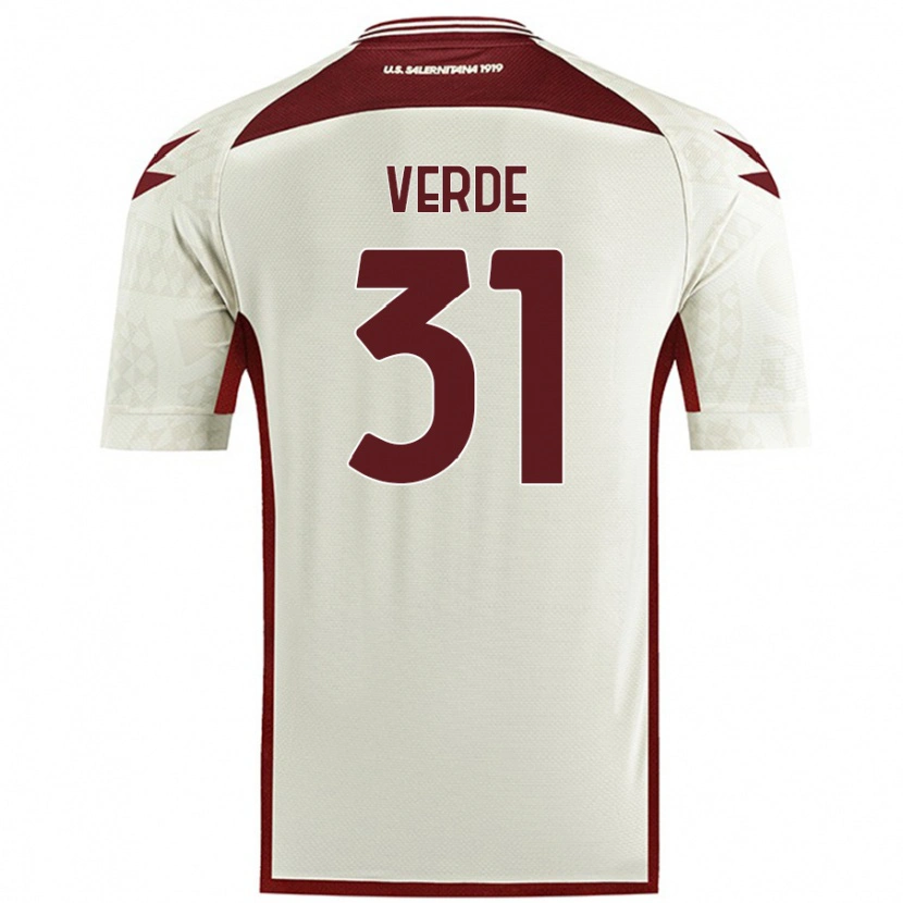 Danxen Herren Daniele Verde #31 Cremefarben Auswärtstrikot Trikot 2024/25 T-Shirt