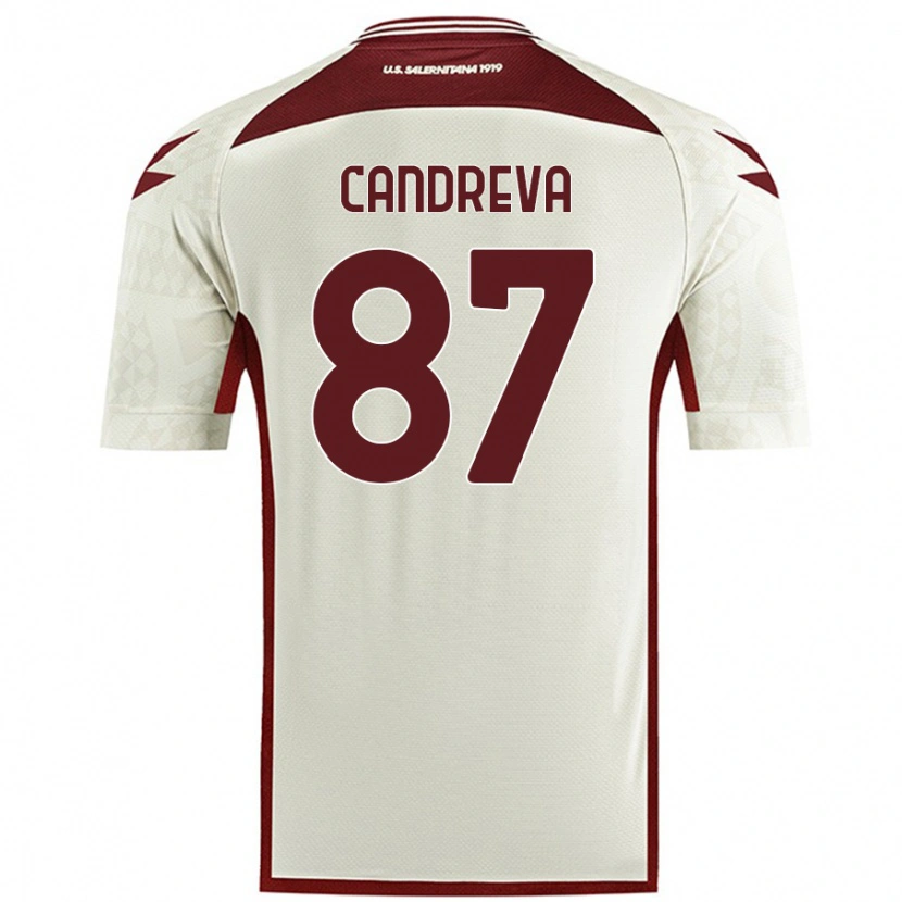 Danxen Herren Antonio Candreva #87 Cremefarben Auswärtstrikot Trikot 2024/25 T-Shirt
